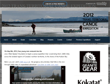 Tablet Screenshot of canoe2012.com